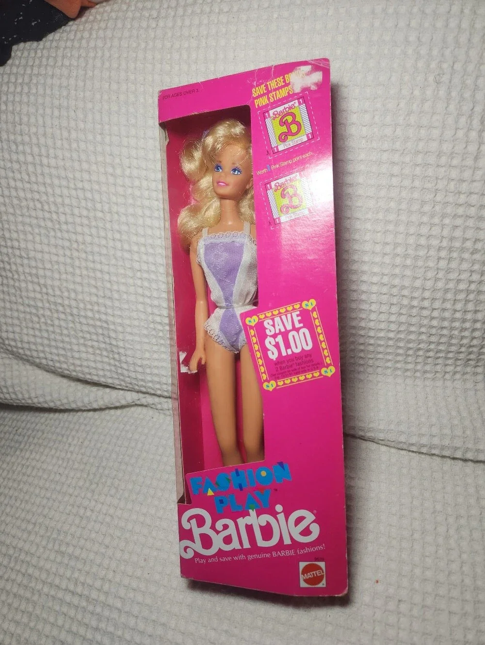 Barbie Fashion Play 1990 New In Box